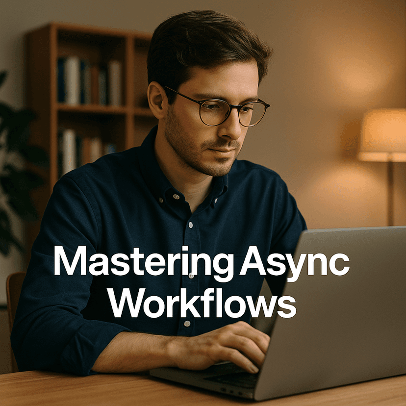 Cover Image for Mastering Async Workflows: Productivity Without Ping-Pong Meetings